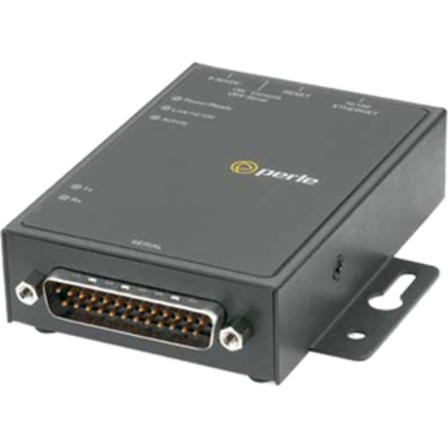 PERLE SYSTEMS Perle 04030004  IOLAN DS1 Device Server - 16 MB - 1 x Network (RJ-45) - 1 x Serial Port - Fast Ethernet - Wall Mountable, Rail-mountable, Panel-mountable