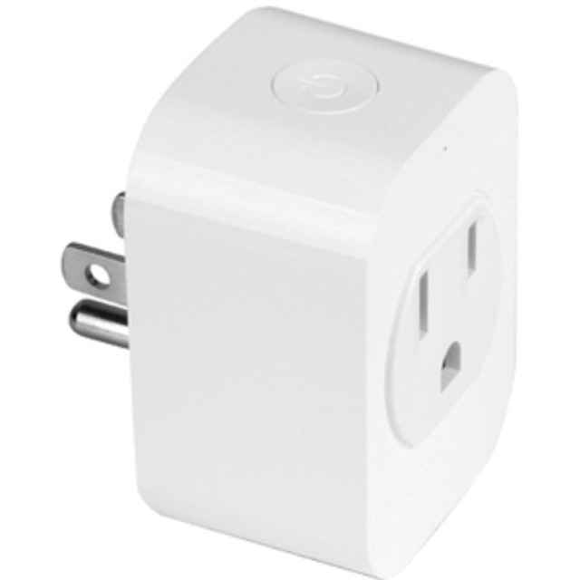 ALURATEK, INC. ASHP01F Aluratek eco4life Smart Home WiFi Outlet Plug - 120 V AC / 10 A - Alexa, Google Assistant Supported - White ALURATEK, INC. ASHP01F Aluratek eco4life Smart Home WiFi Outlet Plug - 120 V AC / 10 A - Alexa, Google Assistant Supported - White