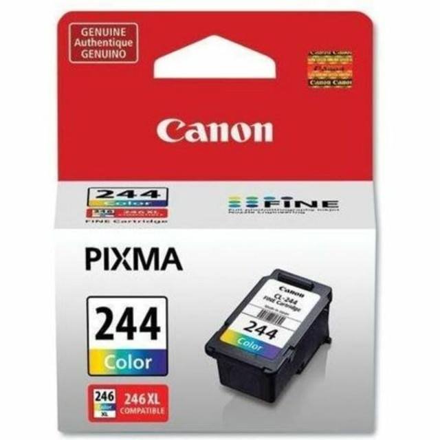 CANON USA, INC. 1288C001 Canon CL-244 Original Inkjet Ink Cartridge - Color Pack - Inkjet