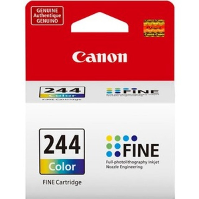CANON USA, INC. Canon 1288C001  CL-244 Original Inkjet Ink Cartridge - Color Pack - Inkjet