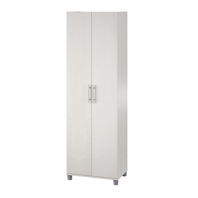 AMERIWOOD INDUSTRIES, INC. 2579341COM Ameriwood Home Camberly 24inW Utility Storage Cabinet, Ivory AMERIWOOD INDUSTRIES, INC. 2579341COM Ameriwood Home Camberly 24inW Utility Storage Cabinet, Ivory