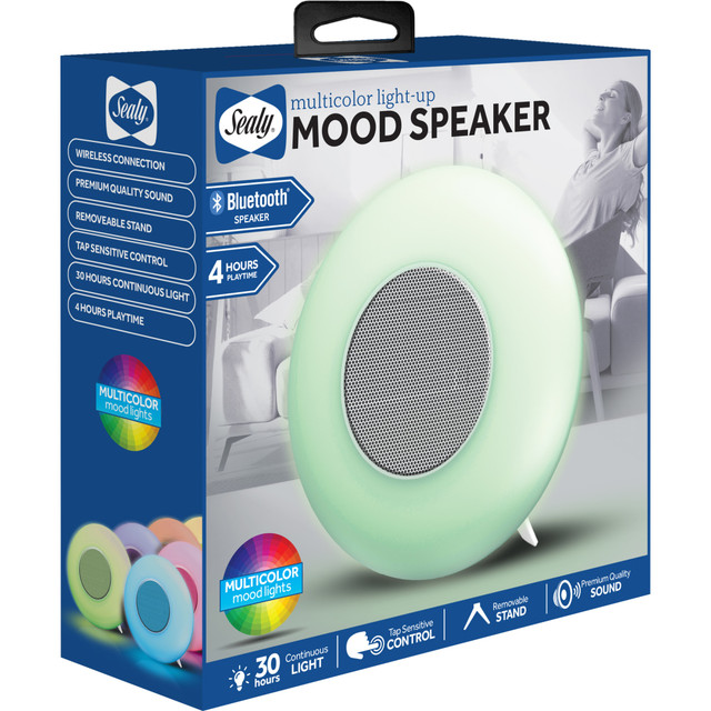 BYTECH NY, INC. SL-HW-BS-100-WT Sealy SL-HW-BS-100-WT Wireless Bluetooth Speaker, White