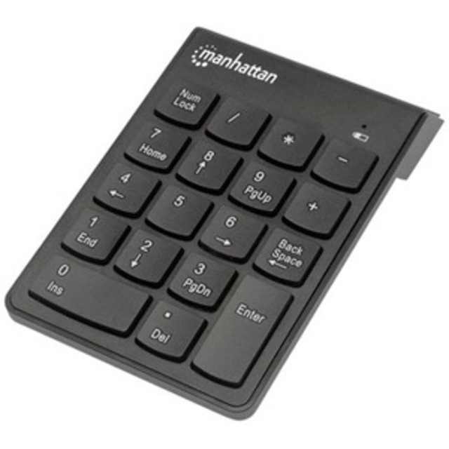 INTRACOM USA, INC. 178846 Manhattan 18-Key Numeric Wireless Keypad, Black, 178846 INTRACOM USA, INC. 178846 Manhattan 18-Key Numeric Wireless Keypad, Black, 178846