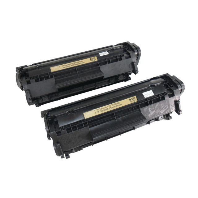 IMAGE PROJECTIONS WEST, INC. IPW Preserve 845-12D-HTI  Remanufactured Black Toner Cartridge Replacement For HP 12A, Q2612D, Pack Of 2, 845-12D-HTI