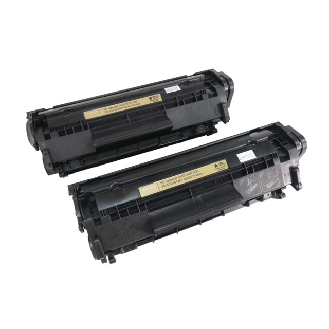 IMAGE PROJECTIONS WEST, INC. 845-12D-HTI IPW Preserve Remanufactured Black Toner Cartridge Replacement For HP 12A, Q2612D, Pack Of 2, 845-12D-HTI