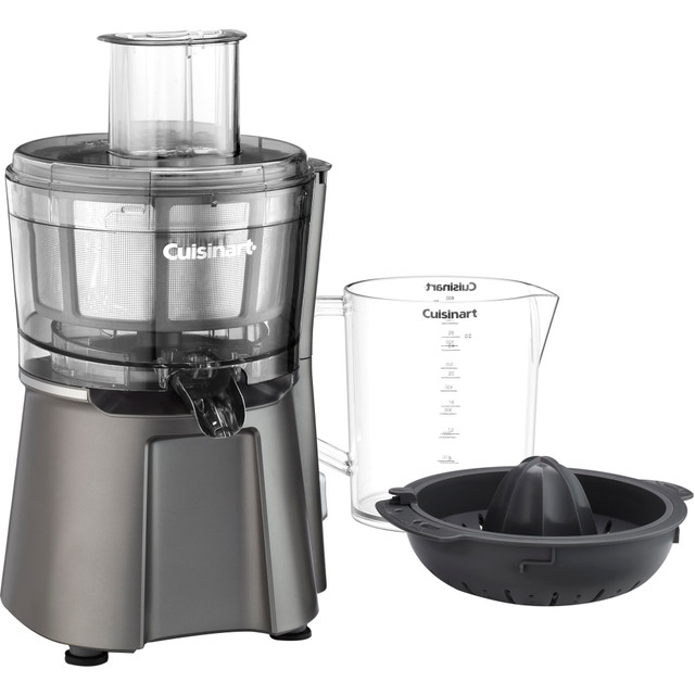 CONAIR CORPORATION CJE2000 Cuisinart Combo Juice Extractor/Citrus Juicer, 7-3/4in x 14-1/16in x 8-7/16in, Silver