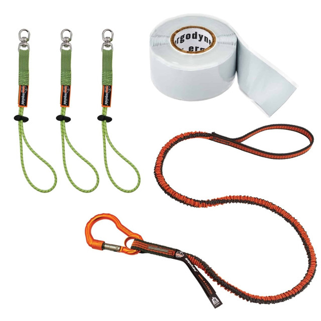 ERGODYNE CORPORATION Ergodyne 19652  Squids 3182 Tool Tethering Kit, 10 Lb, Orange/Gray