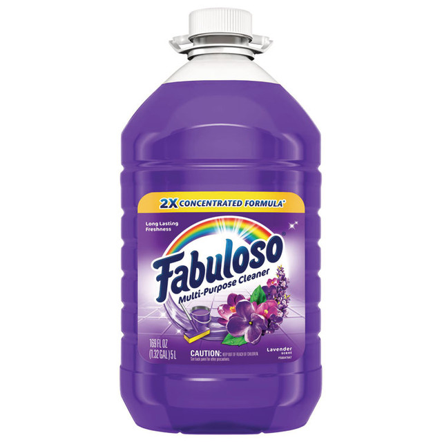 COLGATE PALMOLIVE, IPD. Fabuloso® 61037882 Multi-use Cleaner, Lavender Scent, 169 oz Bottle, 3/Carton