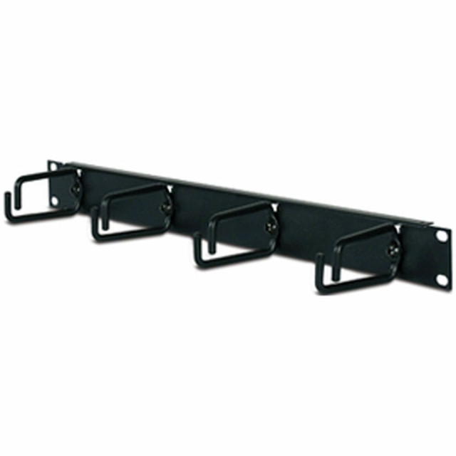 AMERICAN POWER CONVERSION CORP AR8425A APC 1U Horizontal Cable Organizer - Cable Manager - Black - 1U Rack Height