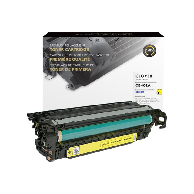 CLOVER TECHNOLOGIES GROUP, LLC Clover Imaging Group 200567P  - Yellow - compatible - toner cartridge (alternative for: HP 507A) - for HP Color LaserJet Enterprise MFP M575; LaserJet Enterprise Flow MFP M575