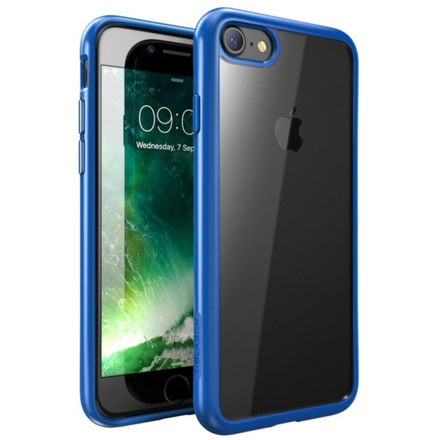 I BLASON LLC IPH8-HALO-CR/NY i-Blason Halo Scratch Resistant Hybrid - Back cover for cell phone - rubber - navy, clear - for Apple iPhone 7, 8 I BLASON LLC IPH8-HALO-CR/NY i-Blason Halo Scratch Resistant Hybrid - Back cover for cell phone - rubber - navy, clear - for Apple iPhone 7, 8