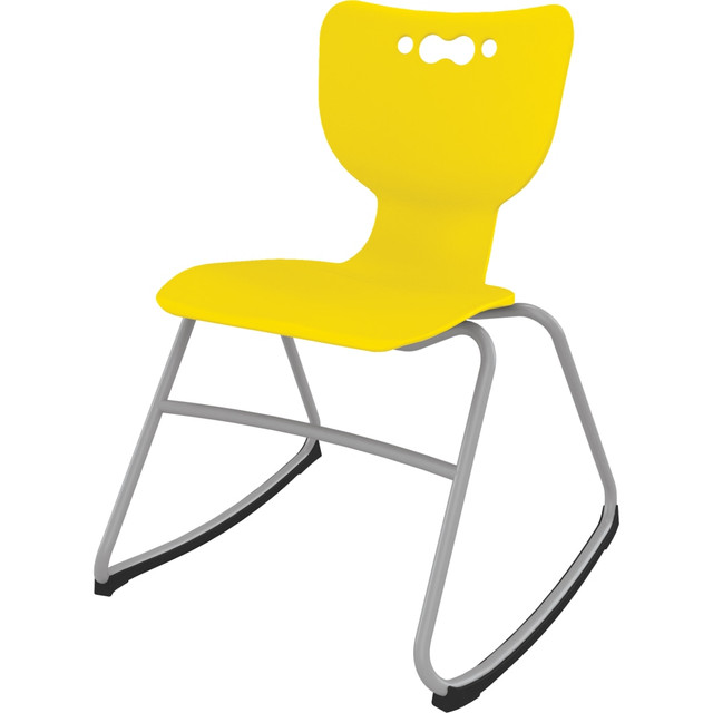 MOORECO INC MooreCo 54717-1-YELLOW-NA-PL  Hierarchy Armless Rocker Chair, 18in, Yellow
