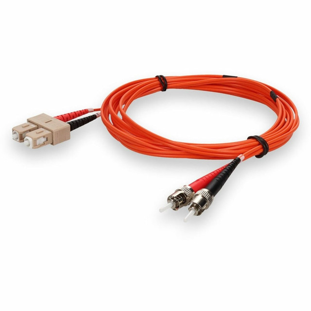 ADD-ON COMPUTER PERIPHERALS, INC. ADD-ST-SC-4M6MMF AddOn 4m SC (Male) to ST (Male) Orange OM1 Duplex Fiber OFNR (Riser-Rated) Patch Cable - 100% compatible and guaranteed to work ADD-ON COMPUTER PERIPHERALS, INC. ADD-ST-SC-4M6MMF AddOn 4m SC (Male) to ST (Male) Orange OM1 Duplex Fiber OFNR (Riser-Rated) Patch Cable - 100% compatible and guaranteed to work