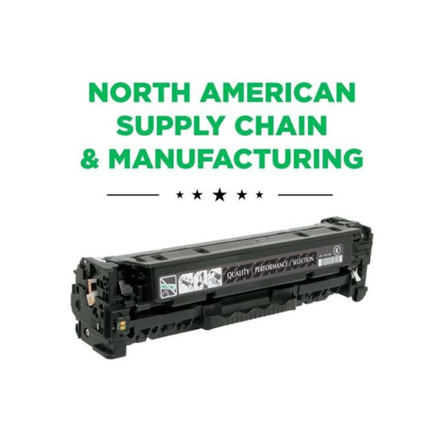 Clover Imaging Group cartridges have the same color quality, performance, and page yield as national brand cartridges at a fraction of the cost. Quality is paramount; that's why Clover Imaging Group print cartridges are developed and built in the most technologically advanced, manufacturing environment in the industry. By utilizing high quality chemical toner and components, Clover Imaging Group cartridges provide optimum text and graphics print quality. Automated filling equipment ensures precise fill weights for each cartridge and independent testing has verified that Clover Imaging Group cartridges function fully until end-of-life while yielding the same or more pages than OEM cartridges. It's the combination of technology and automation, high quality components, and dedication to excellence that makes Clover Imaging Group cartridges the clear alternative to OEM.