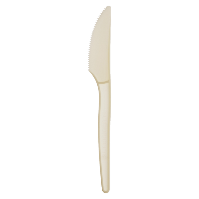 ECO-PRODUCTS, INC. EP-S001 Eco-Products Cutlery, 7inL, Knives, Beige, Pack Of 50