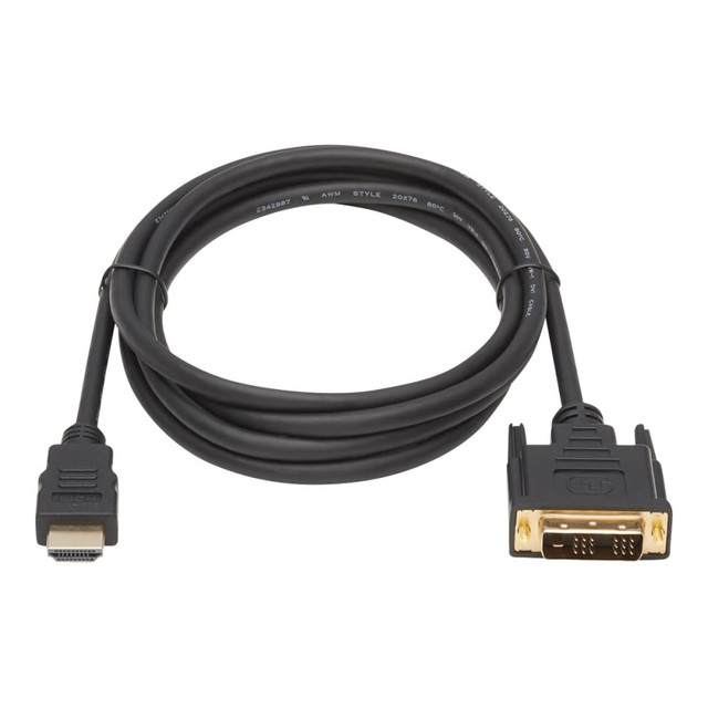 TRIPP LITE P566-010 Eaton Tripp Lite Series HDMI to DVI Adapter Cable (M/M), 10 ft. (3.1 m) - Adapter cable - DVI-D male to HDMI male - 10 ft - double shielded - black