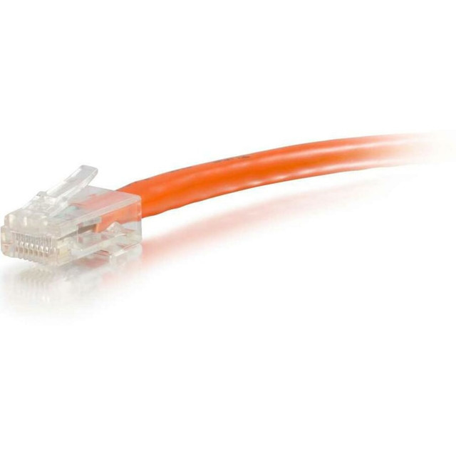 LASTAR INC. C2G 00573 -9ft Cat5e Non-Booted Unshielded (UTP) Network Patch Cable - Orange - Category 5e for Network Device - RJ-45 Male - RJ-45 Male - 9ft - Orange