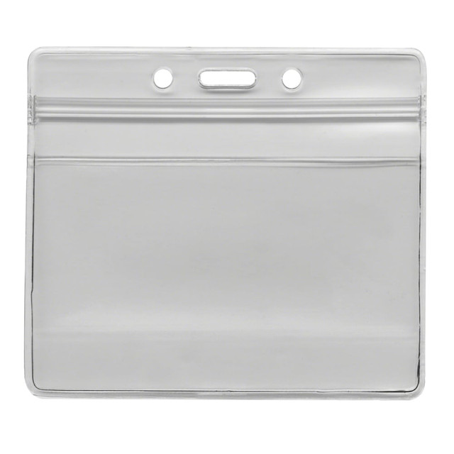 ADVANTUS CORP. 75523 Advantus Re-sealable Badge Holder, Horizontal, 3-3/4in x 4-2/16in, 50/PK ADVANTUS CORP. 75523 Advantus Re-sealable Badge Holder, Horizontal, 3-3/4in x 4-2/16in, 50/PK