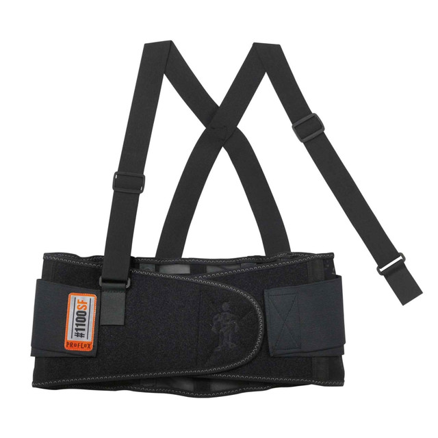 ERGODYNE CORPORATION 11608 Ergodyne ProFlex 1100SF Economy Back Support, 4X, Black ERGODYNE CORPORATION 11608 Ergodyne ProFlex 1100SF Economy Back Support, 4X, Black