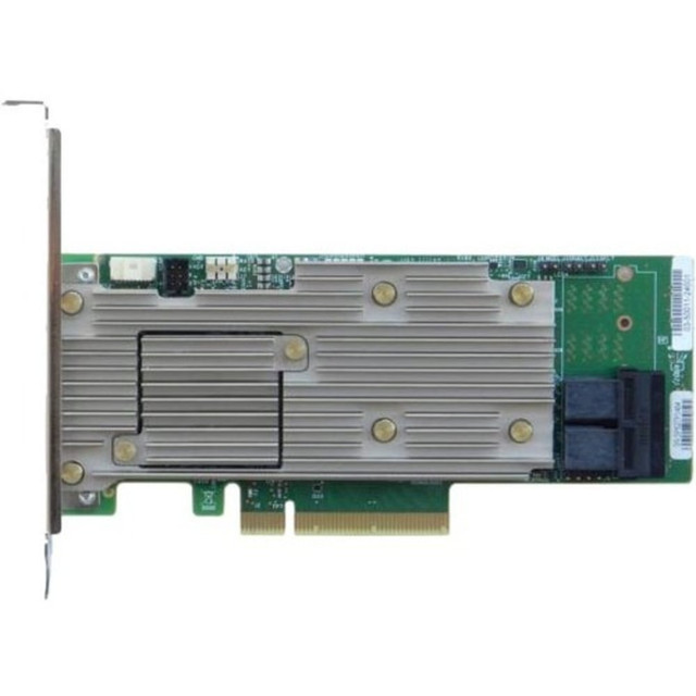 INTEL CORPORATION RSP3DD080F Intel Tri-Mode PCIe/SAS/SATA Full-Featured RAID Adapter, 8 Internal Ports - 12Gb/s SAS, Serial ATA/600 - PCI Express 3.0 x8 - Plug-in Card - RAID Supported - 0, 1, 10, 5, 50, 6, 60, JBOD RAID Level - 8 Total SAS Port(s) - INTEL CORPORATION RSP3DD080F Intel Tri-Mode PCIe/SAS/SATA Full-Featured RAID Adapter, 8 Internal Ports - 12Gb/s SAS, Serial ATA/600 - PCI Express 3.0 x8 - Plug-in Card - RAID Supported - 0, 1, 10, 5, 50, 6, 60, JBOD RAID Level - 8 Total SAS Port(s) -