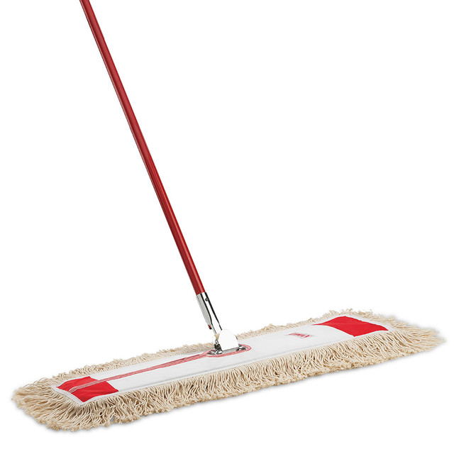 THE LIBMAN COMPANY 922 Libman Commercial Steel Dust Mops, 24in, Red/White, Pack Of 6 Mops THE LIBMAN COMPANY 922 Libman Commercial Steel Dust Mops, 24in, Red/White, Pack Of 6 Mops
