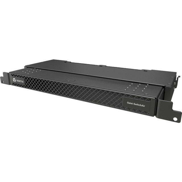 VERTIV Geist SA1-01002S  SwitchAir Airflow Cooling System - Rack-mountable - Black Powder Coat - IT - Black Powder Coat - Air Cooler - 1U