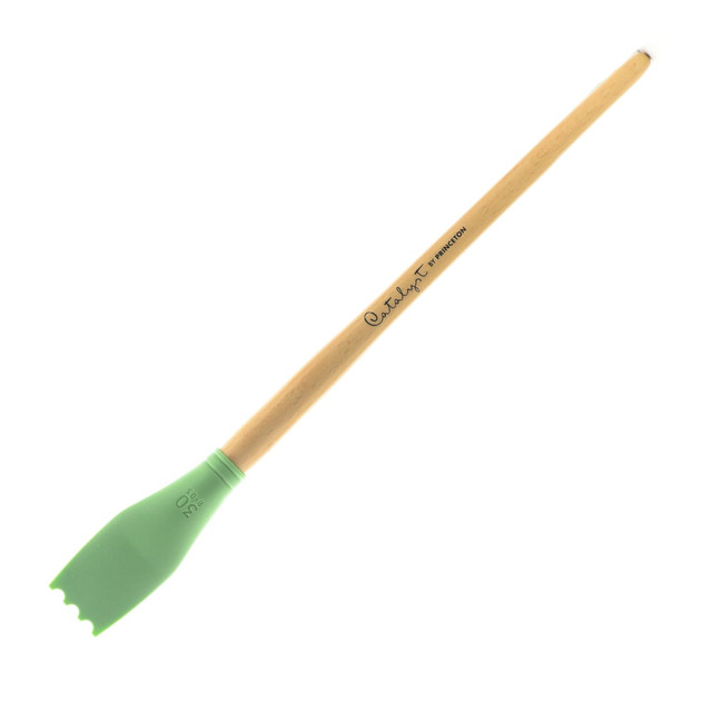 WINSOR & NEWTON Princeton B30-03-2  Catalyst Silicone Tools, Blade Size 30, #3, Green, Pack Of 2