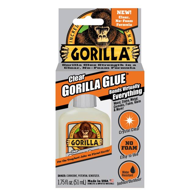 THE GORILLA GLUE COMPANY 4500107 Gorilla Glue Clear, 1.75 Oz THE GORILLA GLUE COMPANY 4500107 Gorilla Glue Clear, 1.75 Oz