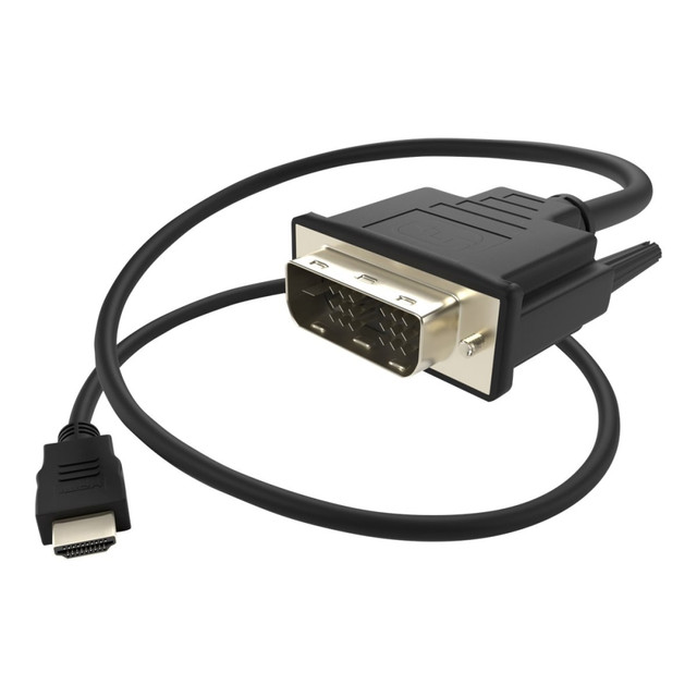 UNIRISE USA, LLC HDMID-06F-MM UNC Group - Adapter cable - DVI-D male to HDMI male - 6 ft - black - thumbscrews, 4K support UNIRISE USA, LLC HDMID-06F-MM UNC Group - Adapter cable - DVI-D male to HDMI male - 6 ft - black - thumbscrews, 4K support