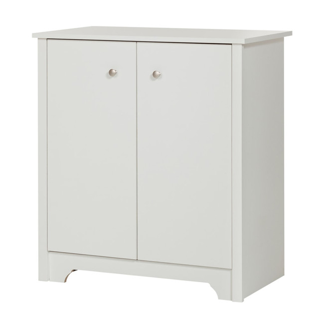 SOUTH SHORE IND LTD South Shore 10326  Vito Small 2-Door Storage Cabinet, Pure White