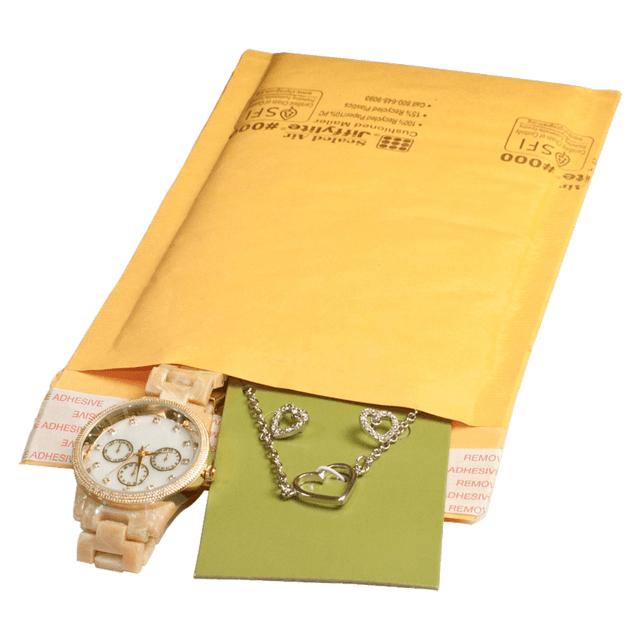 SEALED AIR CORPORATION 10181-CT United Stationers Sealed Air Jiffylite Cushioned Mailer, 4in x 8in, Kraft, Carton Of 25