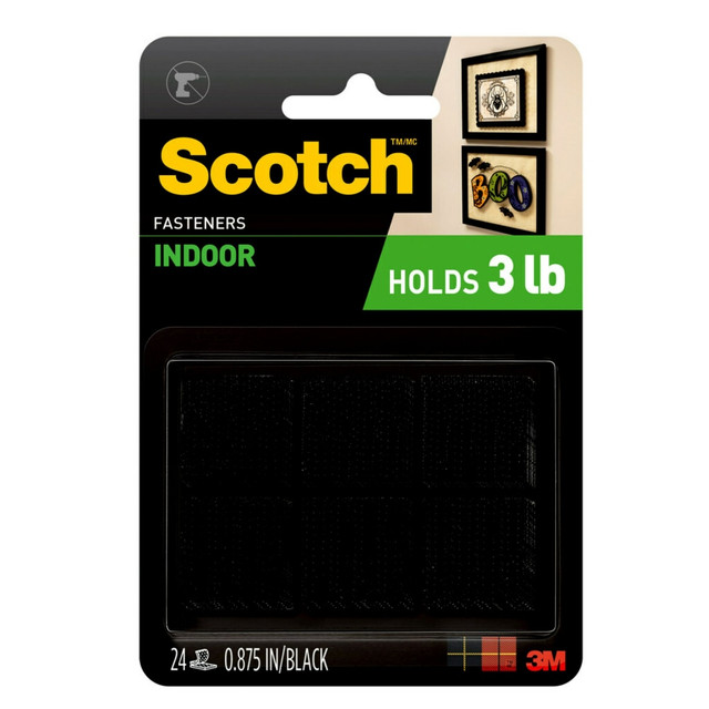 With superior holding power!  Helps you mount pictures, signs, posters and more. Adheres to bare or painted metal, many types of plastic, wood and glass.  Super-strong adhesive backing provides a dependable hold. Each inch holds up to 1 lb.  Hook-and-loop design allows repositioning when needed.  Each inch of the fastener holds 1 pound.  Fasteners are great for mounting pictures, signs, posters and more.