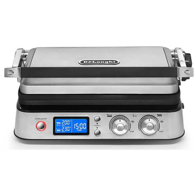 DELONGHI AMERICA INC. CGH1020D DeLonghi Livenza Electric All-Day Grill With FlexPress System, Stainless Steel