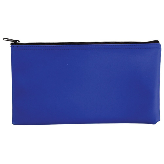 CONTROL, INC. 72611B3 ControlTek Bank Deposit Bag, 11in x 6in, Blue, Pack Of 3