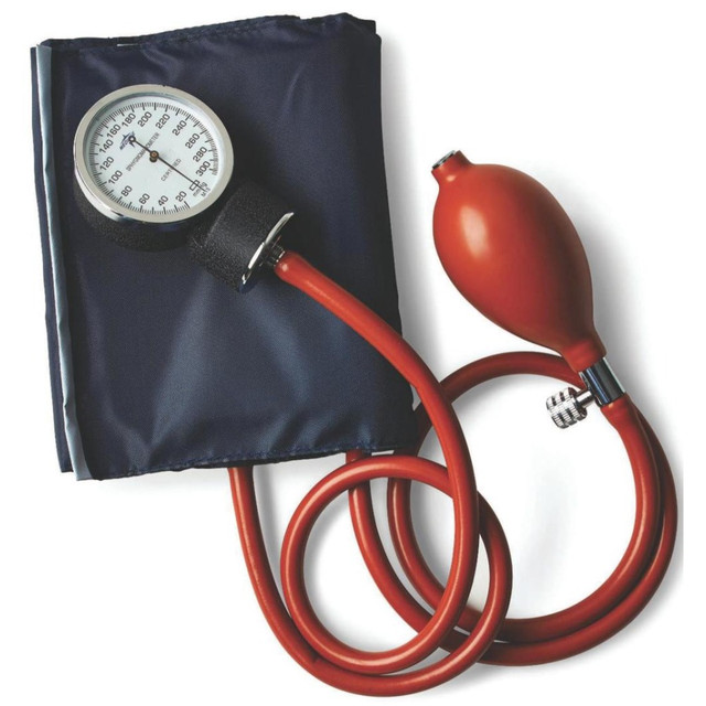MEDLINE INDUSTRIES, INC. MDS9380LF Medline Neoprene Handheld Aneroid, Adult, Black MEDLINE INDUSTRIES, INC. MDS9380LF Medline Neoprene Handheld Aneroid, Adult, Black