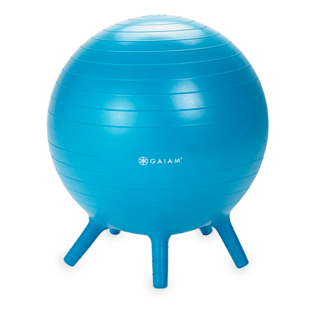 GAIAM 05-62122  Kids Stay-N-Play Inflatable Ball Chair, Blue