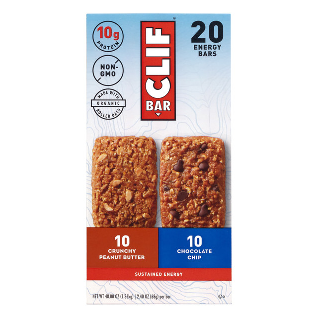 CLIF BAR AND COMPANY 33100 CLIF BAR Energy Bar Variety Pack, 20 Count