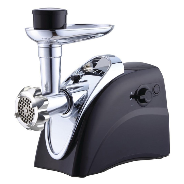 TODDYs PASTRY SHOP Brentwood 995114273M  2-Speed 400-Watt Electric Meat Grinder And Sausage Stuffer, Black