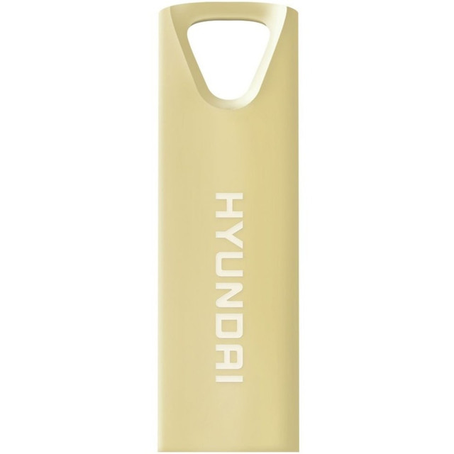 HYUNDAI IT AMERICA CORP Hyundai U2BK/32GAG  Bravo Deluxe GOLD Keychain USB 2.0 Flash Drive 32GB Metal - Read Speed: Up to 10MB/s, Write Speed: Up to 3MB/s, Generation: 2.0 , Operation Temperature: 32 deg. - 113 deg. F (0 deg. - 45  deg.C), Storage Te