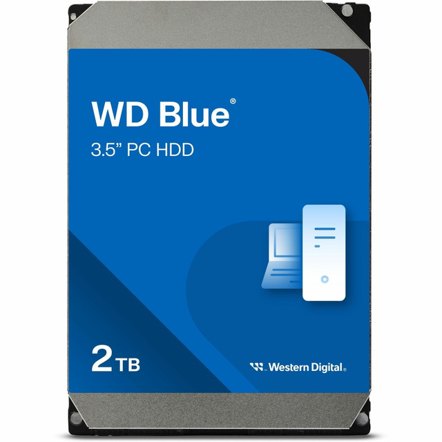 WESTERN DIGITAL CORPORATION WD WD20EZBX Western Digital WD Blue Internal HDD, 2TB, Blue