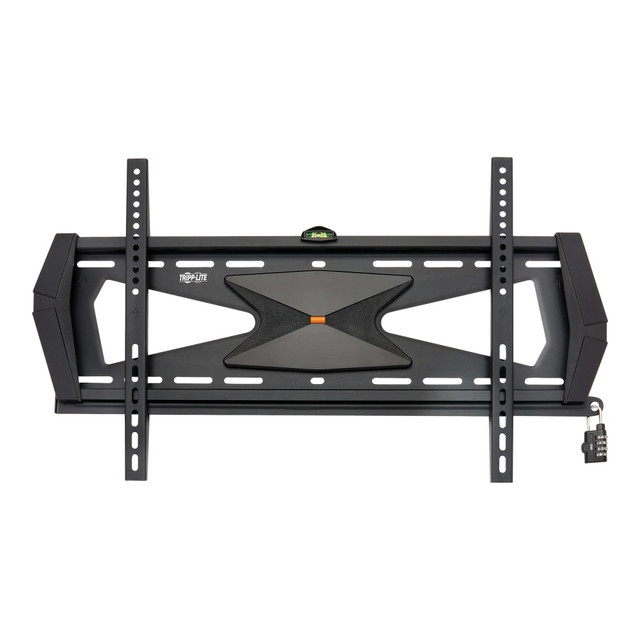 TRIPP LITE DWFSC3780MUL  Heavy-Duty Fixed Security Display TV Wall Mount for 37in to 80in TVs and Monitors, Flat or Curved Screens - Bracket - for flat panel - lockable - steel - black - screen size: 37in-80in - wall-mountable