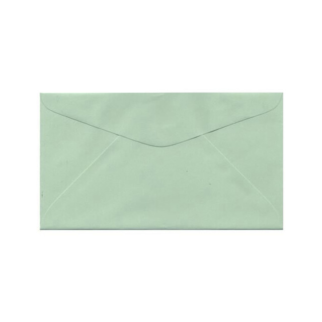 JAM PAPER AND ENVELOPE JAM Paper 457611417A  Booklet Envelopes, 3 5/8in x 6 1/2in, Gummed Seal, Light Green, Pack Of 25