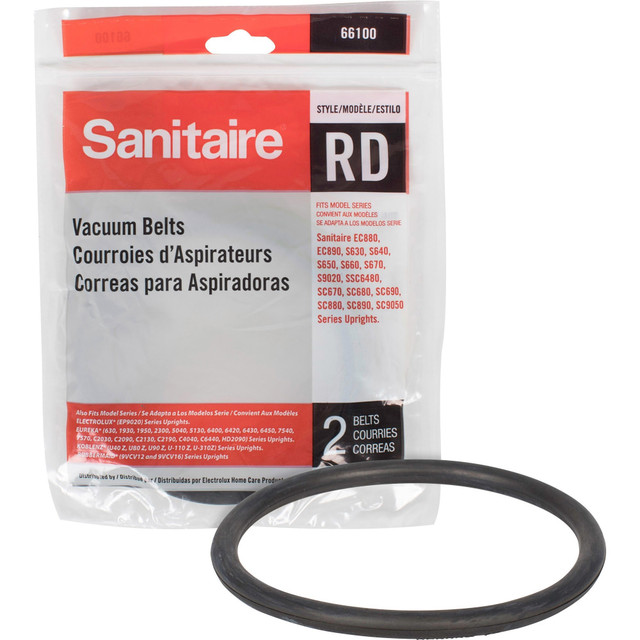 ELECTROLUX 6610012 Sanitaire Style RD Vacuum Belt - 2/Pack - Black ELECTROLUX 6610012 Sanitaire Style RD Vacuum Belt - 2/Pack - Black