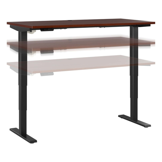 BUSH INDUSTRIES INC. Bush Business Furniture M4S6030HCBK  Move 40 Series Electric 60inW x 30inD Electric Height-Adjustable Standing Desk, Hansen Cherry/Black, Standard Delivery