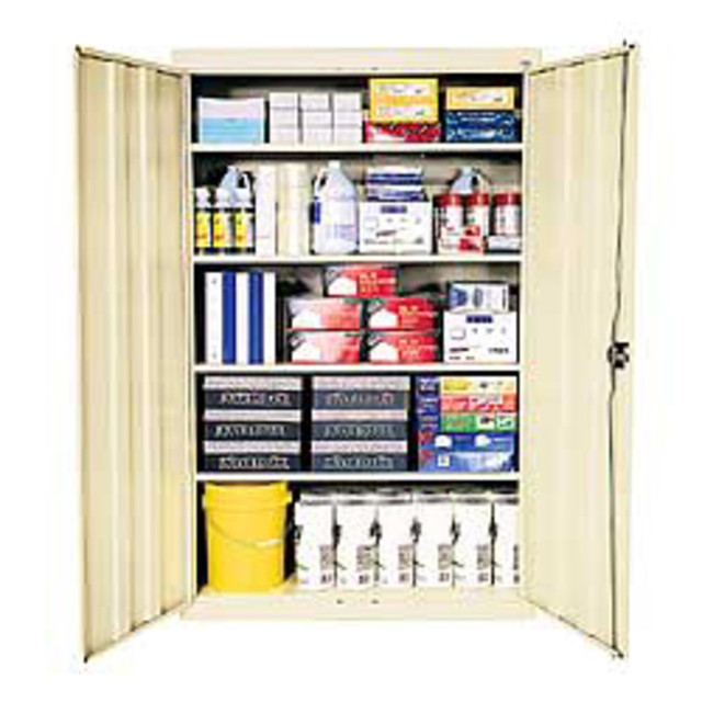 EDSAL SANDUSKY CORP Sandusky Lee EA4R462472-07 Sandusky Jumbo Steel Storage Cabinet, 72inH x 46inW x 24inD, Putty