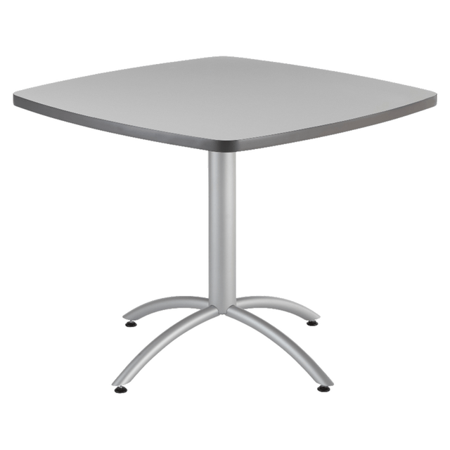 ICEBERG ENTERPRISES LLC 65617 Iceberg CafeWorks Cafe Table, Square, 30inH x 36inW, Gray