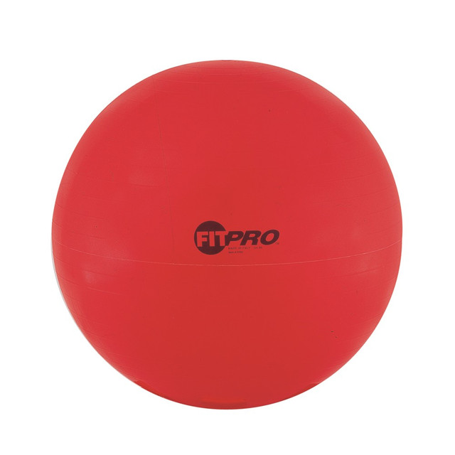 CHAMPION SPORTS FP65  FitPro Training/Exercise Ball, 25 5/8in, Red