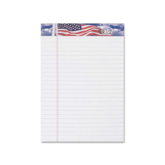 TOPS BUSINESS FORMS 75103 TOPS American Pride Binding Legal Writing Tablet - Jr.Legal - 50 Sheets - Strip - 16 lb Basis Weight - Jr.Legal - 5in x 8in Sheet Size - White Paper - Perforated, Bleed Resistant - 3 / Pack TOPS BUSINESS FORMS 75103 TOPS American Pride Binding Legal Writing Tablet - Jr.Legal - 50 Sheets - Strip - 16 lb Basis Weight - Jr.Legal - 5in x 8in Sheet Size - White Paper - Perforated, Bleed Resistant - 3 / Pack