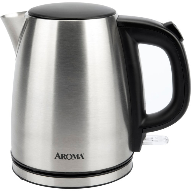 MIRAMA ENTERPRISES, INC. AWK-267SB Aroma AWK-267SB 1 Liter Electric Kettle, Silver MIRAMA ENTERPRISES, INC. AWK-267SB Aroma AWK-267SB 1 Liter Electric Kettle, Silver