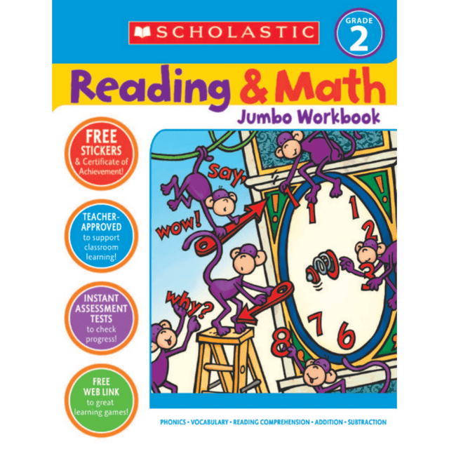 SCHOLASTIC INC 9780439786010 Scholastic Reading/Math - Grade 2 SCHOLASTIC INC 9780439786010 Scholastic Reading/Math - Grade 2